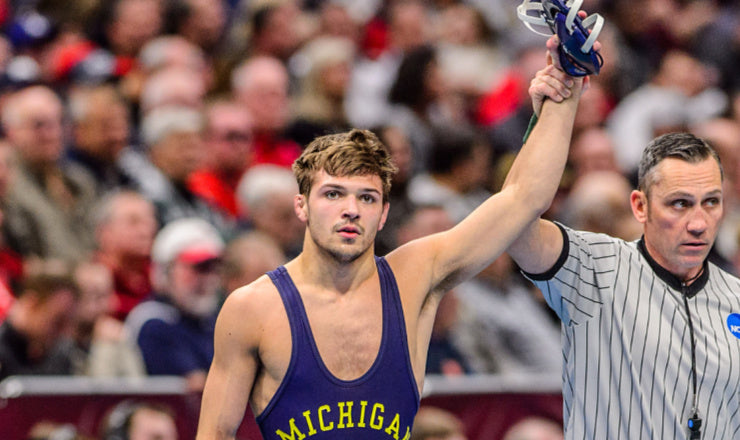 Stevan Micic Scores Late to Overcome Nick Suriano in B10 Dual at 133lbs