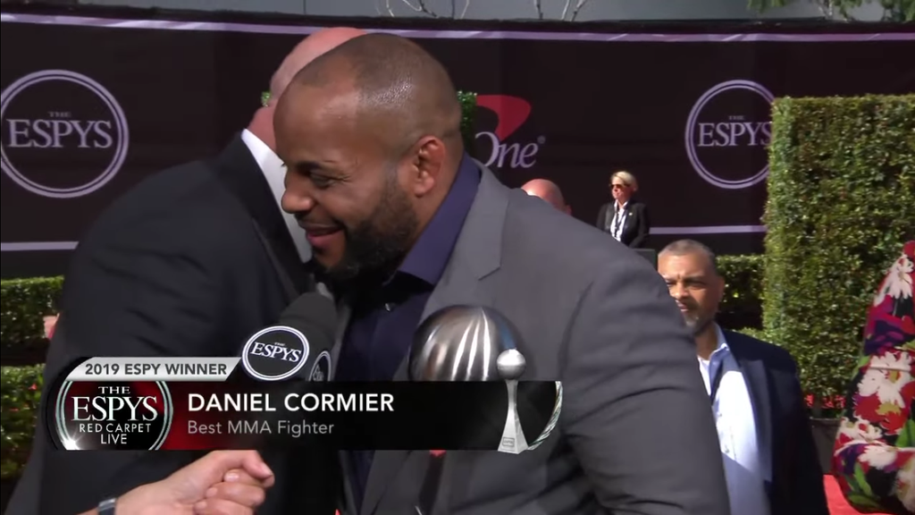 Daniel Cormier Wins ESPY for Best MMA Fighter