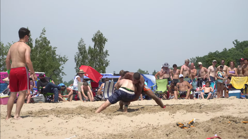 Have You Tried Beach Wrestling Yet?