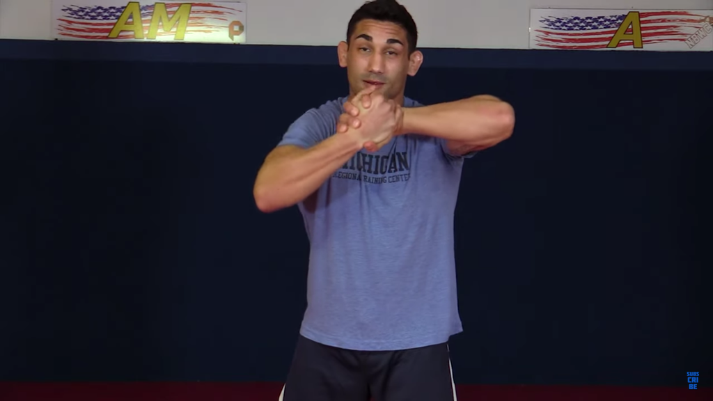 How To Lock Hands On A Double Leg With Alec Pantaleo