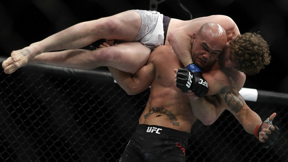 Hodge Winner Ben Askren Wins Wild UFC Debut in Controversial Fashion