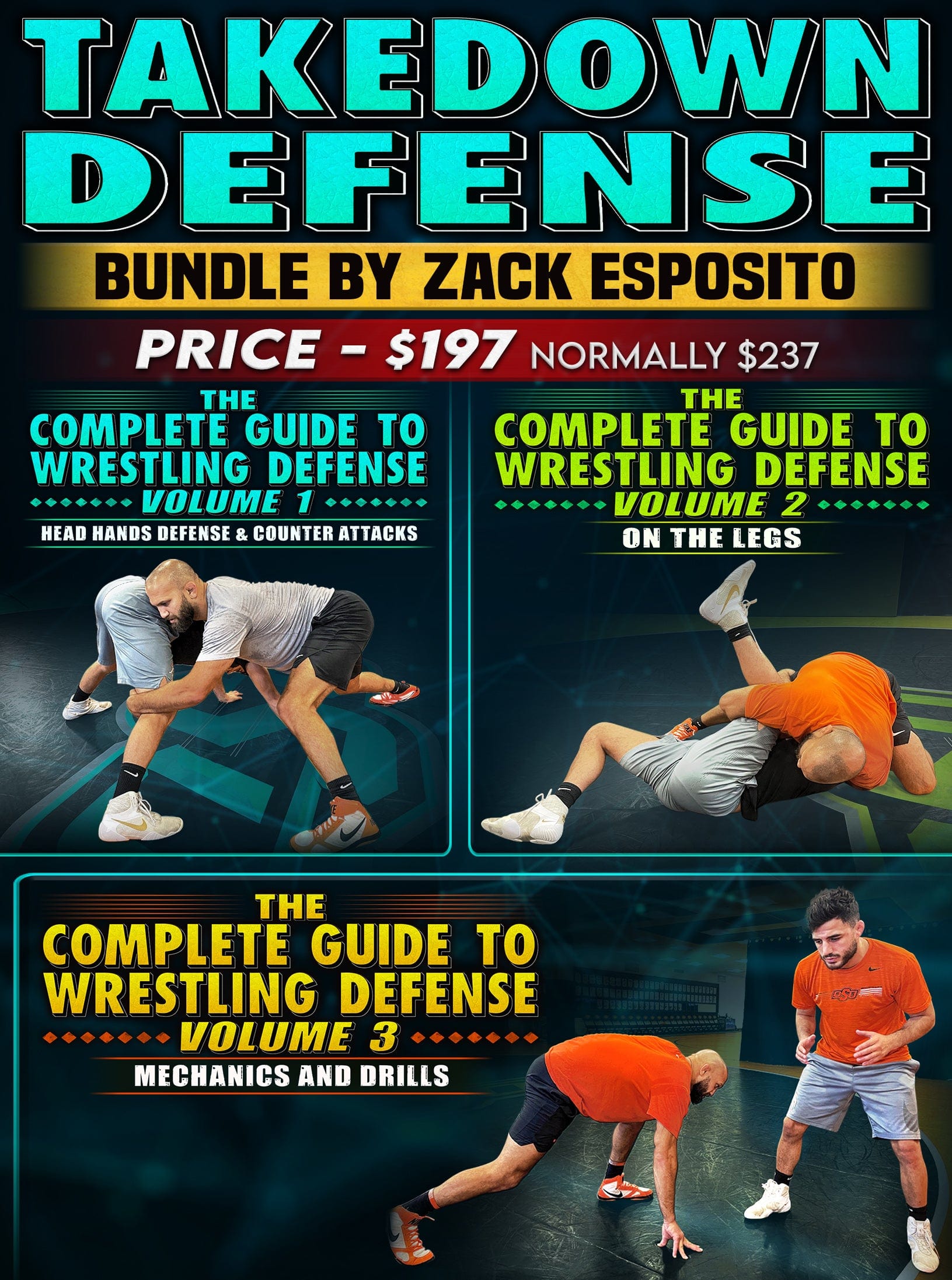 Takedown Defense Bundle by Zack Esposito - Fanatic Wrestling